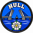 Hull Yorkshire River Bridges White Rose 80mm Embroidered Patch