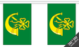 Flagmania Huntingdonshire Bunting, 9 metre bunting