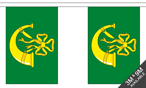 Flagmania Huntingdonshire Bunting, 9 metre bunting