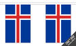 Flagmania Iceland Bunting, 9 metre bunting