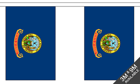 Idaho 3 metre bunting, 10 flags - Flagmania