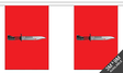 Infantry Corps 3 metre bunting, 10 flags - Flagmania