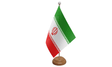 Flagmania Iran wooden hand flags, 9x6 inch, pack of 12, no bases