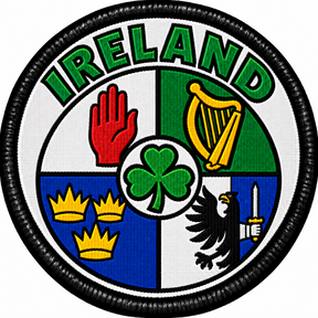 Ireland Provinces 80mm Embroidered Patch