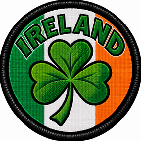 Ireland Shamrock 80mm Embroidered Patch