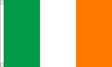 Flagmania Ireland 3ft x 2ft Nylon Flag on white background