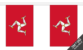 Flagmania Isle of Man Bunting, 9 metre bunting