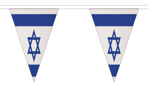 Flagmania Israel Triangle Bunting 20 metre bunting