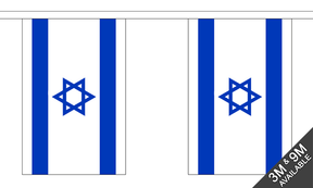 Flagmania Israel Bunting, 9 metre bunting