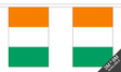 Ivory Coast 3 metre bunting, 10 flags - Flagmania