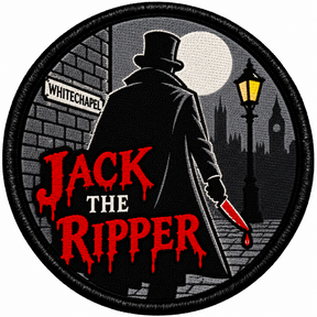 Jack the Ripper Whitechapel 80mm embroidered patch