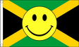 Flagmania Jamaica Smiley Face 5ft x 3ft Polyester Flag