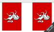 Kent 3 metre bunting, 10 flags - Flagmania