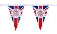 Flagmania King Charles III Coronation Logo (on Union) 5 metre bunting