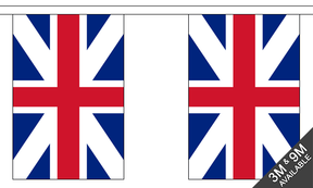 Flagmania Kings Colours Bunting, 9 metre bunting