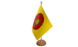 Flagmania Lancashire New wooden hand flags, 9x6 inch, pack of 12, no bases
