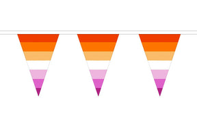Flagmania Lesbian Sunset Stripes 5 metre bunting
