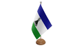 Flagmania Lesotho New wooden hand flags, 9x6 inch, pack of 12, no bases