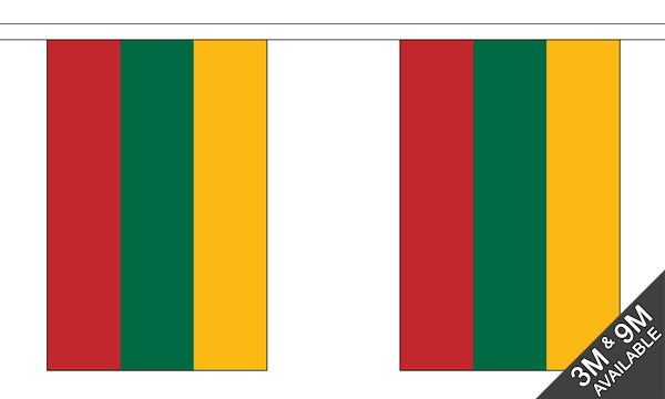 Flagmania Lithuania Bunting, 9 metre bunting