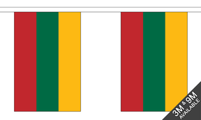 Flagmania Lithuania Bunting, 9 metre bunting