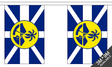 Lord Howe Island 3 metre bunting, 10 flags - Flagmania