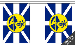 Lord Howe Island 3 metre bunting, 10 flags - Flagmania