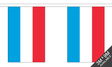 Luxembourg 3 metre bunting, 10 flags - Flagmania