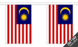Flagmania Malaysia Bunting, 9 metre bunting