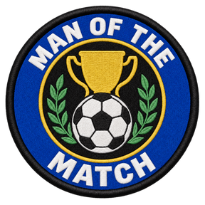 Man of the Match 80mm Embroidered Patch