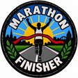 Marathon Finisher 80mm Embroidered Patch