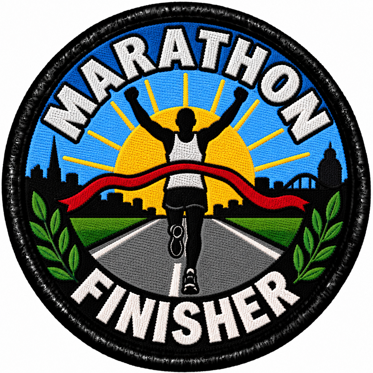 Marathon Finisher 80mm Embroidered Patch