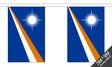 Marshall Islands 3 metre bunting, 10 flags - Flagmania
