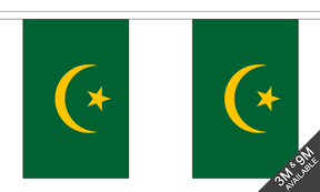 Flagmania Mauritania Old Bunting, 9 metre bunting