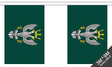 Flagmania Mercian Regiment Bunting, 9 metre bunting