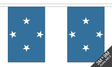 Micronesia 3 metre bunting, 10 flags - Flagmania