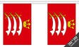 Middlesex 3 metre bunting, 10 flags - Flagmania