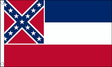 Flagmania Mississippi Old (Confederate) 5ft x 3ft Polyester Flag