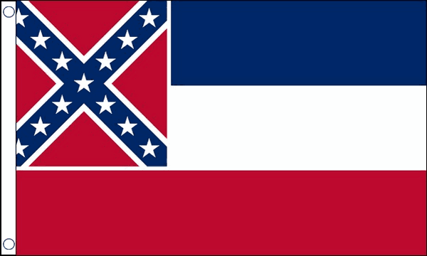 Flagmania Mississippi Old (Confederate) 5ft x 3ft Polyester Flag