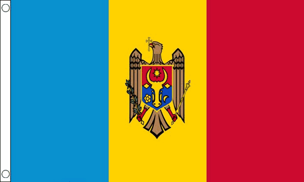 Flagmania Moldova 8ft x 5ft polyester flag