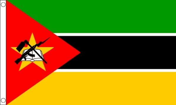 Flagmania Mozambique 8ft x 5ft polyester flag