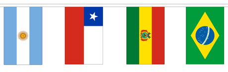 Flagmania 12 South American Nations 5m Bunting