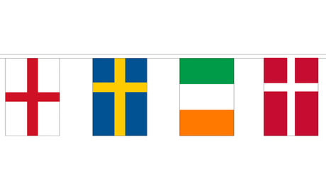 Flagmania 16 European Nation 5m Bunting