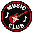 Music Club 80mm embroidered patch