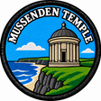 Mussenden Temple 80mm Embroidered Patch