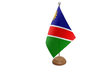 Flagmania Namibia wooden hand flags, 9x6 inch, pack of 12, no bases