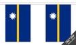 Nauru 3 metre bunting, 10 flags - Flagmania