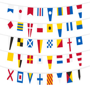 Nautical Signal Bunting (12 Length) 12m 12 metre bunting by Flagmania