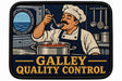 Galley Quality Control embroidered patch design preview - 120mm