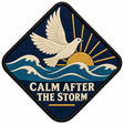 Calm After The Storm embroidered patch design preview - 120mm