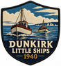 Dunkirk Little Ships 1940 embroidered patch design preview - 130mm